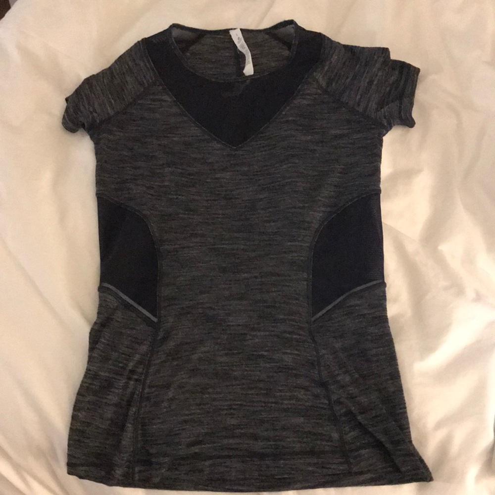 Lululemon athletica tee with sheer panels